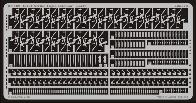 Eduard 32169 1:32 McDonnell F-15E Strike Eagle exterior