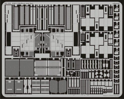 Eduard 32191 1:32 Grumman F6F-5 Hellcat gun bay (designed to be used with Trumpeter kits)