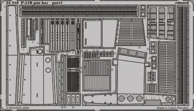 Eduard 32218 1:32 North-American P-51D Mustang gun bay