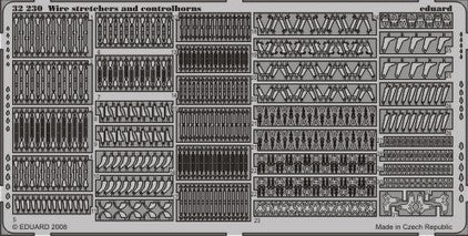 Eduard 32230 1:32 Wire stretchers and control horns