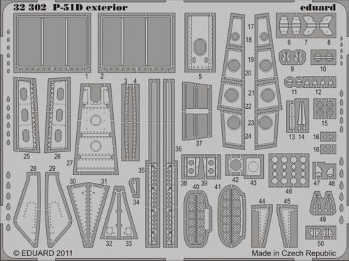 Eduard 32302 1:32 North-American P-51D Mustang exterior