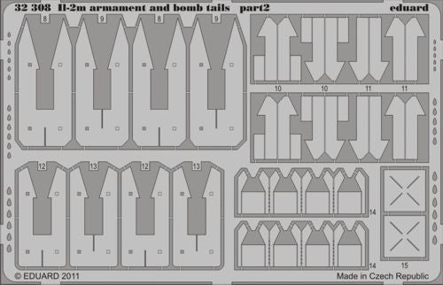 Eduard 32308 1:32 Ilyushin Il-2m armament and bomb tails