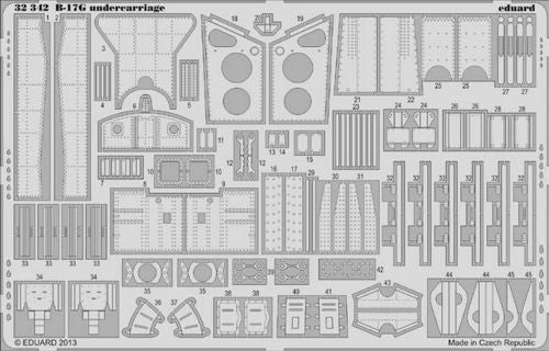 Eduard 32342 1:32 Boeing B-17G Flying Fortress undercarriage detail