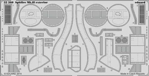 Eduard 32360 1:32 Supermarine Spitfire Mk.IIa exterior