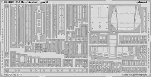 Eduard 32362 1:32 North-American P-51K Mustang exterior