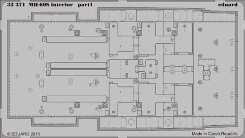 Eduard 32371 1:35 Sikorsky MH-60S interior for Academy