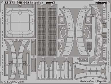 Eduard 32371 1:35 Sikorsky MH-60S interior for Academy