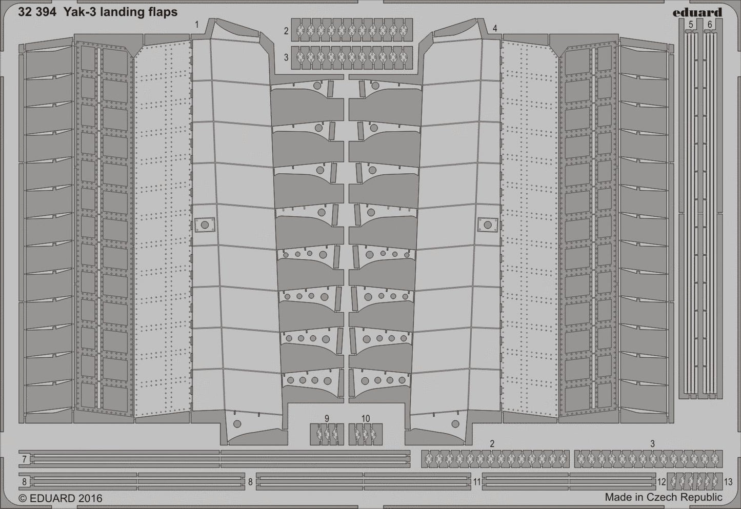 Eduard 32394 1:32 Yakovlev Yak-3 landing flaps