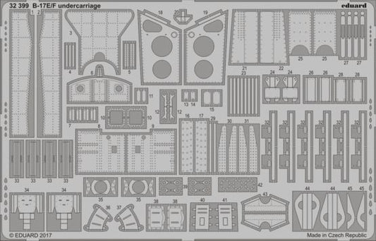 Eduard 32399 1:32 Boeing B-17E/F Flying Fortress undercarrriage