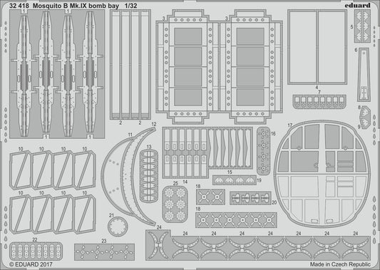 Eduard 32418 1:32 de Havilland Mosquito B Mk.IX/XVI bomb bay