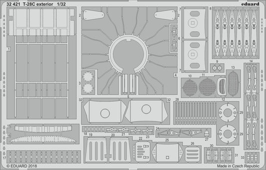 Eduard 32421 1:32 North-American T-28C Trojan exterior