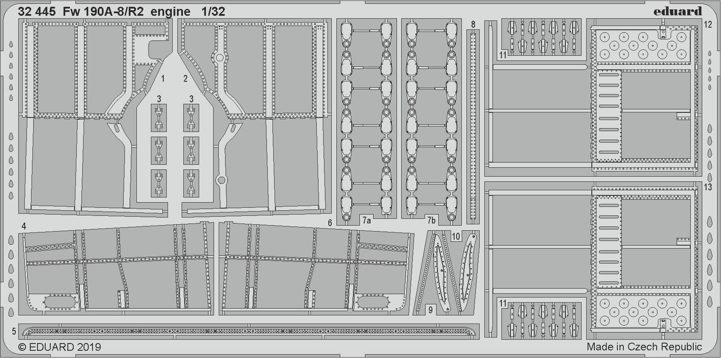 Eduard 32445 1:32 Focke-Wulf Fw-190A-8/R2 engine