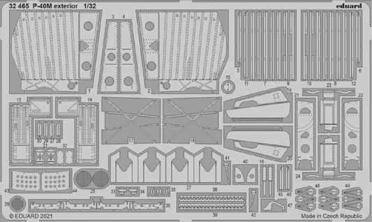 Eduard 32465 1:32 Curtiss P-40M exterior