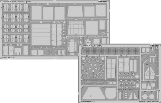 Eduard 32468 1:32 North-American F-100C Super Sabre exterior