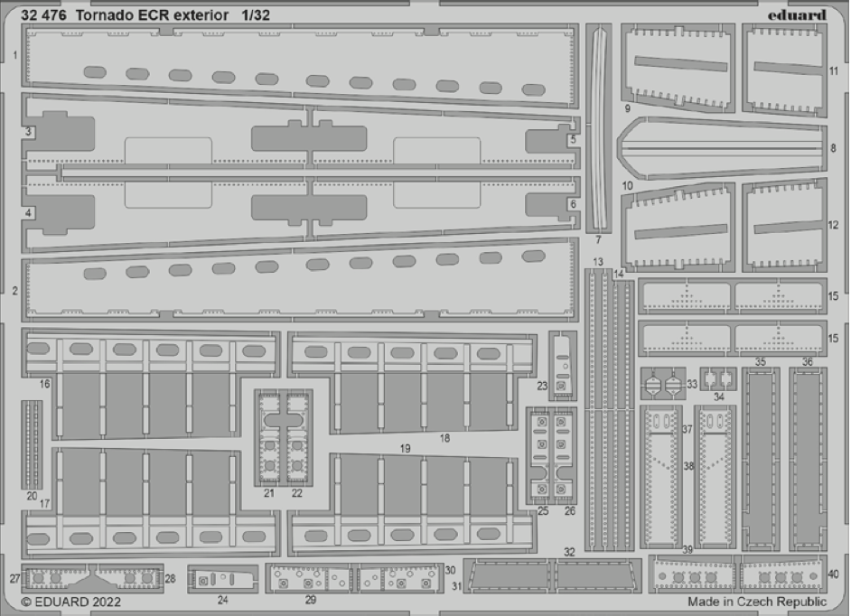 Eduard 32476 1:32 Panavia Tornado ECR exterior