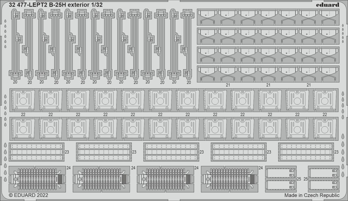 Eduard 32477 1:32 North-American B-25H exterior