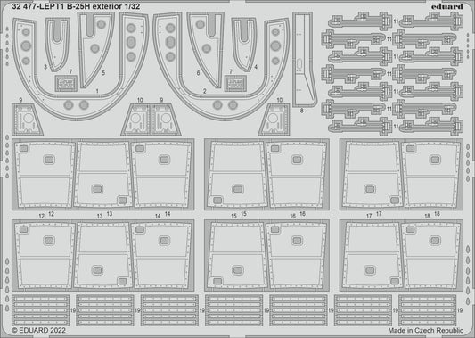 Eduard 32477 1:32 North-American B-25H exterior