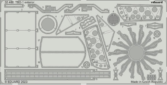 Eduard 32486 1:32 TBD-1 Devastator exterior