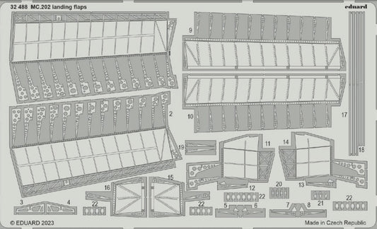 Eduard 32488 1:32 Macchi MC.202 Folgore landing flaps