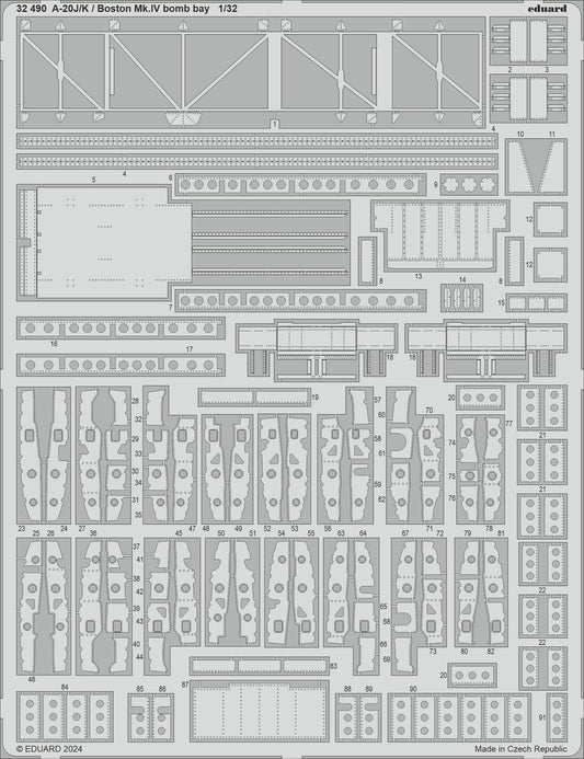 Eduard 32490 1:32 Douglas A-20J/K Havoc / Boston Mk.IV bomb bay