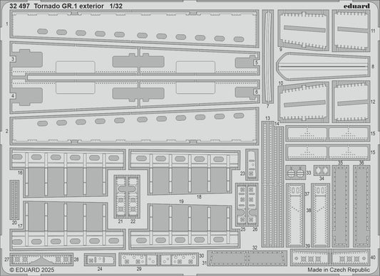 Eduard 32497 1:32 Panavia Tornado GR.1 exterior