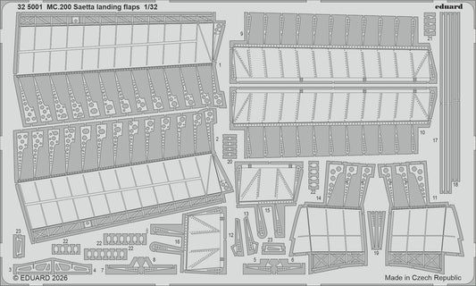 Eduard 325001 1:32 Macchi C.200 Saetta Landing Flaps