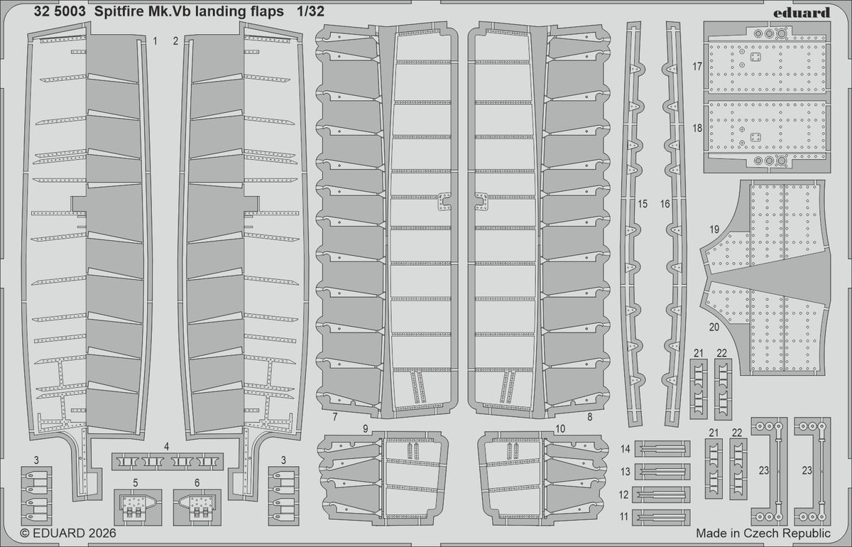Eduard 325003 1:32 Supermarine Spitfire Mk.Vb Landing Flaps