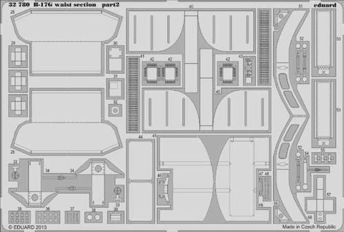 Eduard 32780 1:32 B-17G Flying Fortress waist section