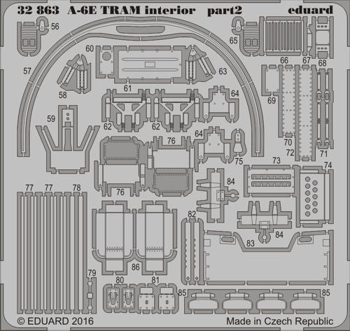 Eduard 32863 1:32 Grumman A-6E Intruder TRAM interior