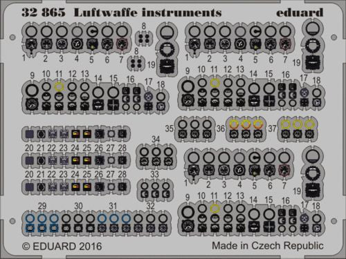 Eduard 32865 1:32 Luftwaffe instruments