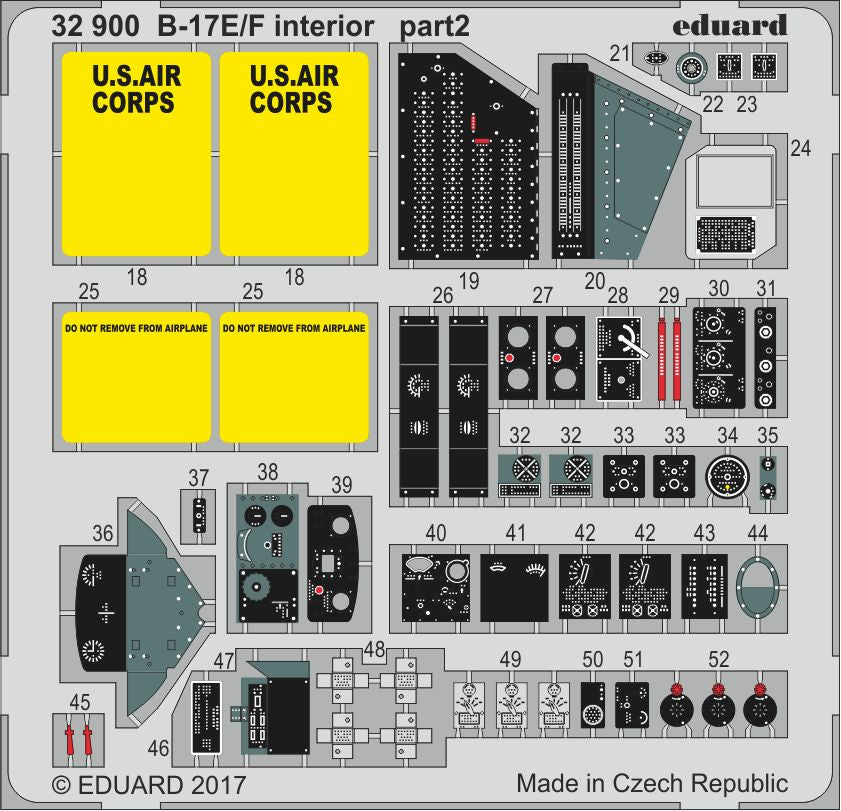 Eduard 32900 1:32 Boeing B-17E/F Flying Fortress interior