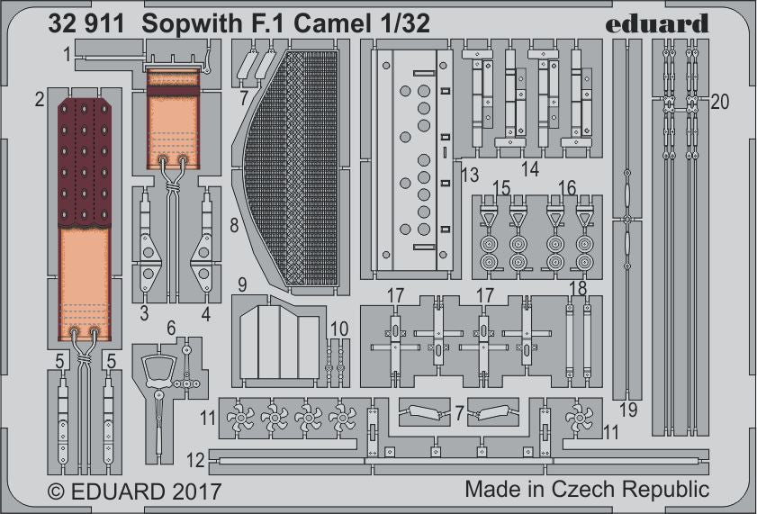 Eduard 32911 1:32 Sopwith F.1 Camel