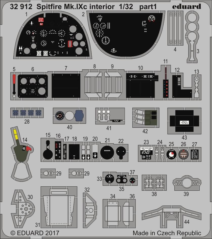 Eduard 32912 1:32 Supermarine Spitfire Mk.IXc Interior