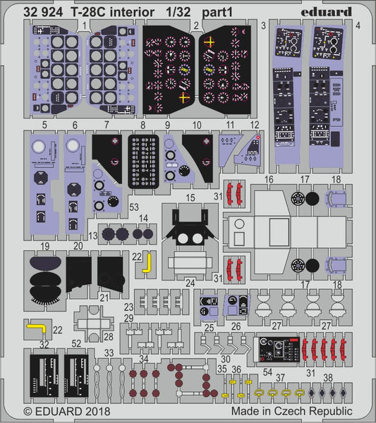 Eduard 32924 1:32 North-American T-28C Trojan Interior