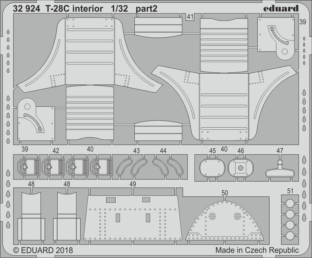 Eduard 32924 1:32 North-American T-28C Trojan Interior