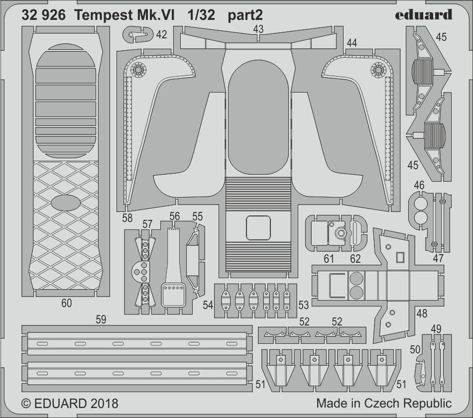 Eduard 32926 1:32 Hawker Tempest Mk.VI