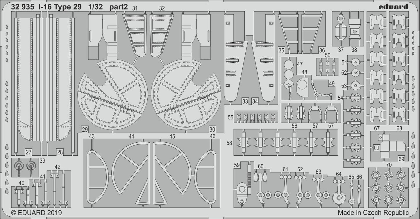 Eduard 32935 1:32 Polikarpov I-16 type 29