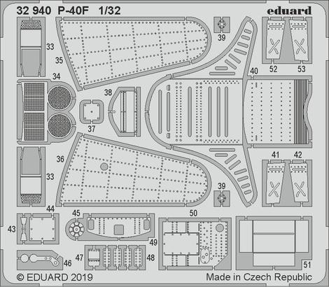 Eduard 32940 1:32 Curtiss P-40F Warhawk