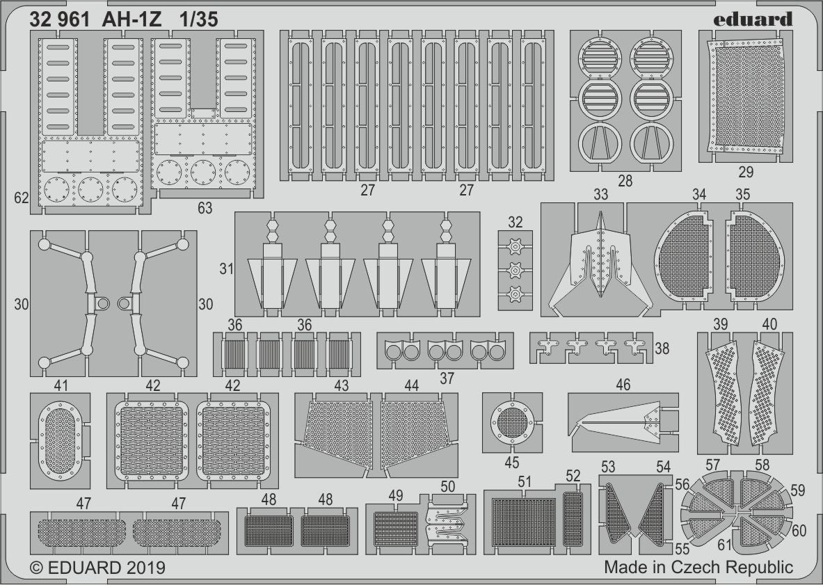 Eduard 32961 1:35 Bell AH-1Z Shark Mouth Shark Mouth