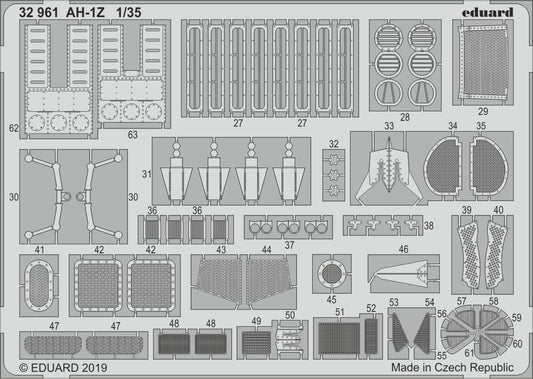 Eduard 32961 1:35 Bell AH-1Z Shark Mouth Shark Mouth