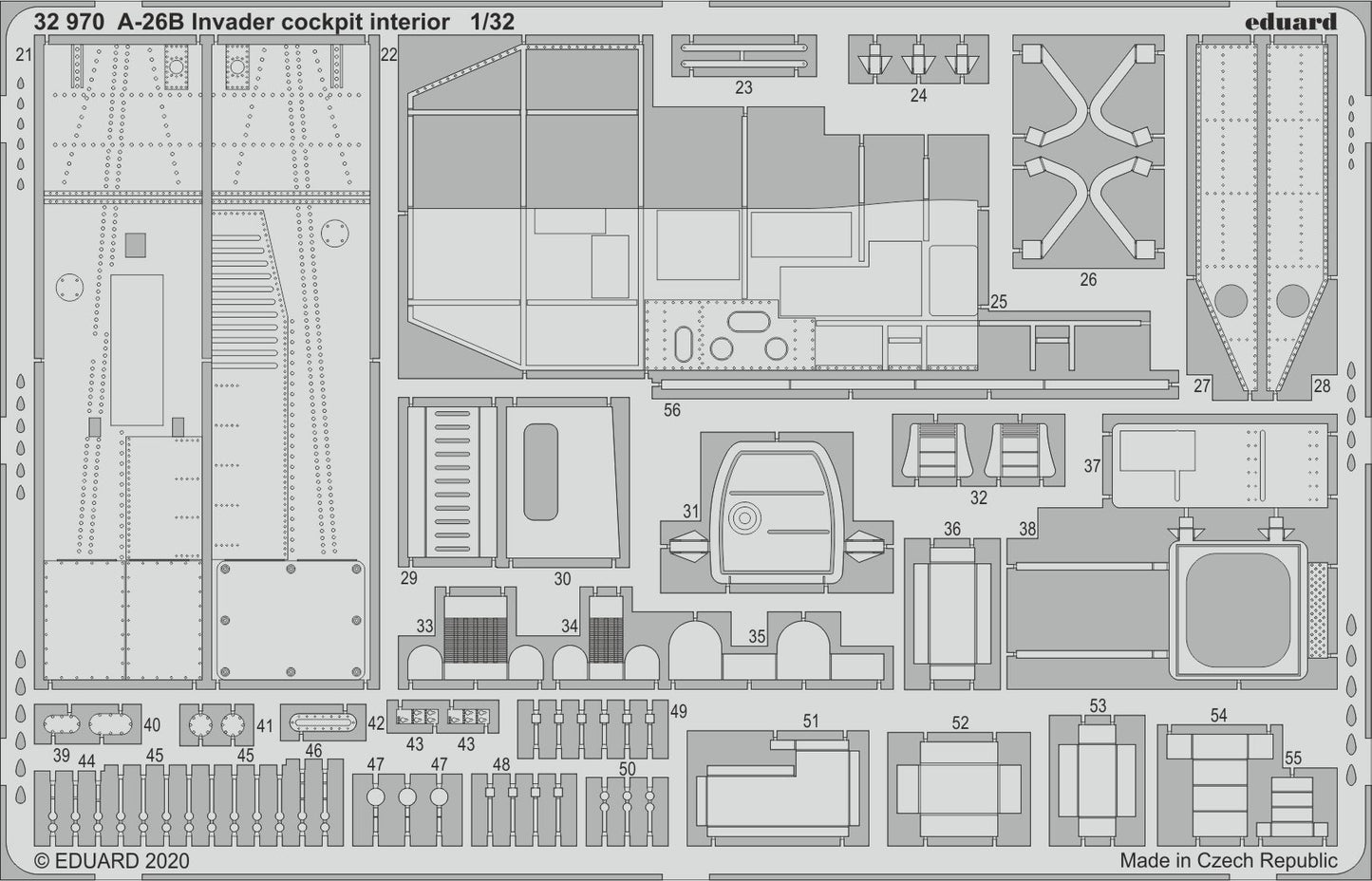 Eduard 32970 1:32 Douglas A-26B Invader Cockpit Interior