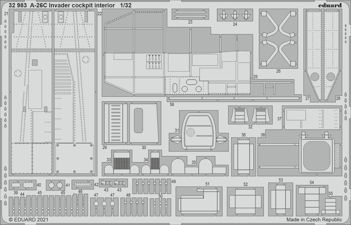 Eduard 32983 1:32 Douglas A-26C Invader Cockpit Interior