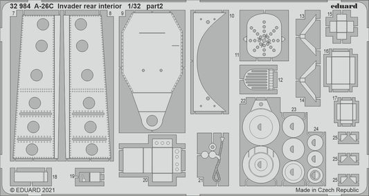 Eduard 32984 1:32 Douglas A-26C Invader Rear Interior