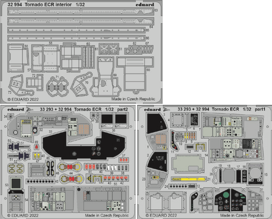 Eduard 32994 1:32 Panavia Tornado ECR interior