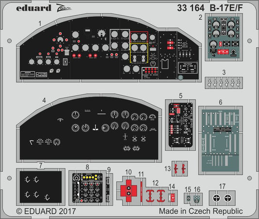 Eduard 33164 1:32 Boeing B-17E/F Flying Fortress