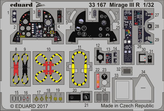 Eduard 33167 1:32 Dassault Mirage IIIR