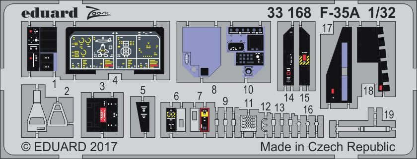 Eduard 33168 1:32 Lockheed-Martin F-35A Lightning II