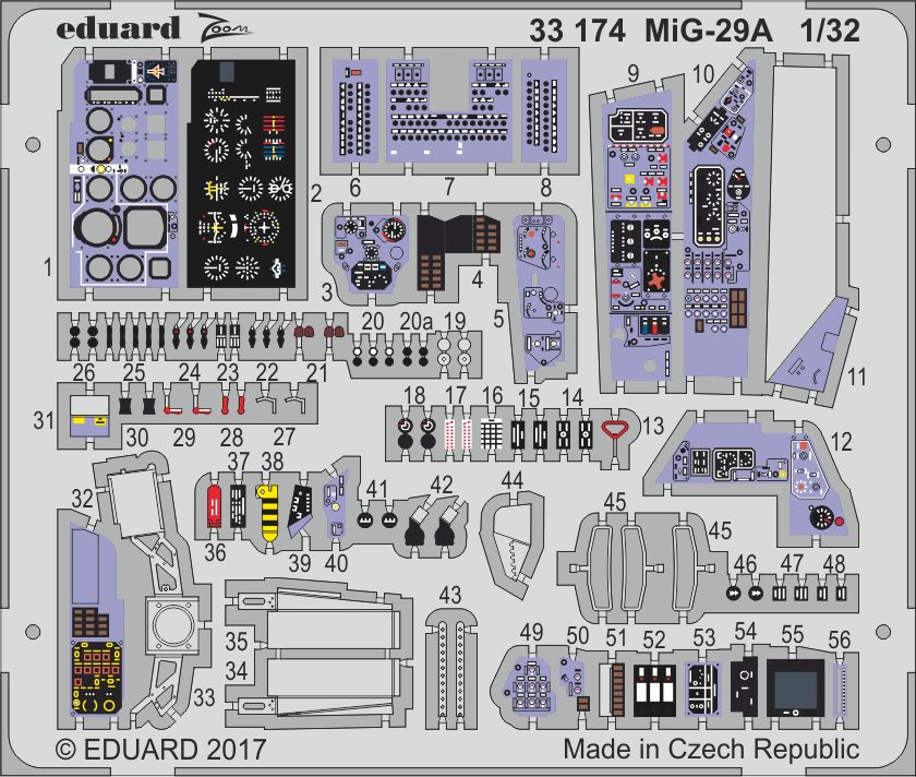 Eduard 33174 1:32 Mikoyan MiG-29A