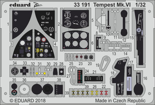 Eduard 33191 1:32 Hawker Tempest Mk.VI