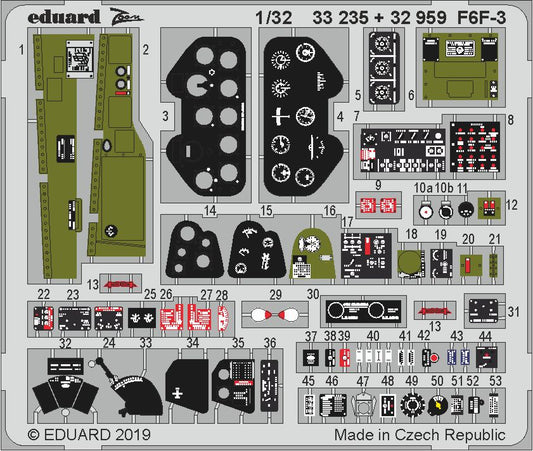 Eduard 33235 1:32 Grumman F6F-3 Hellcat